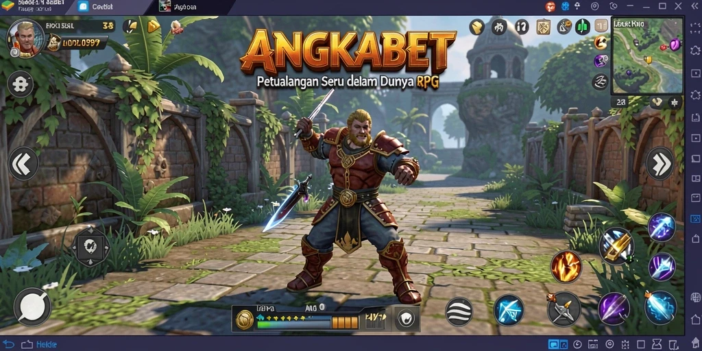 Tampilan utama gameplay RPG yang seru dan menarik.