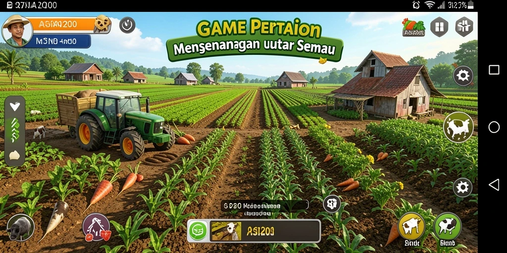Menampilkan gameplay menarik dari ASIA200, pengalaman Farming seru.