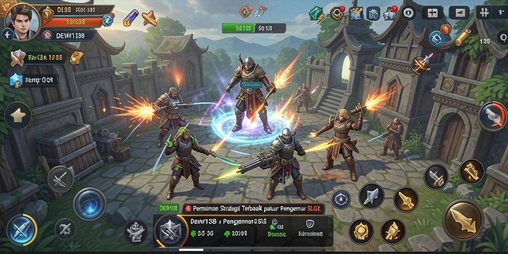 Tampilan gameplay DEWI138 yang menawan dan strategis.