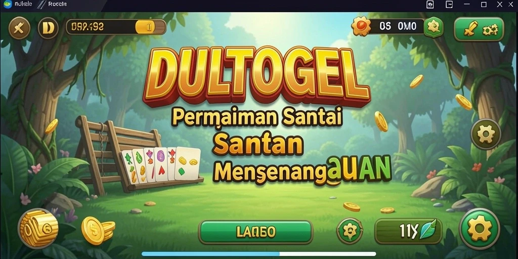 Tampilan gameplay DULTOGEL yang ceria dan menarik.
