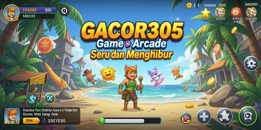 Screenshot menampilkan aksi seru dalam GACOR305 di gameplay Arcade.
