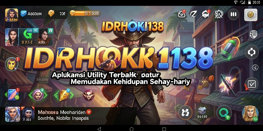 Tampilan antarmuka sederhana dan intuitif dari IDRHOKI138.