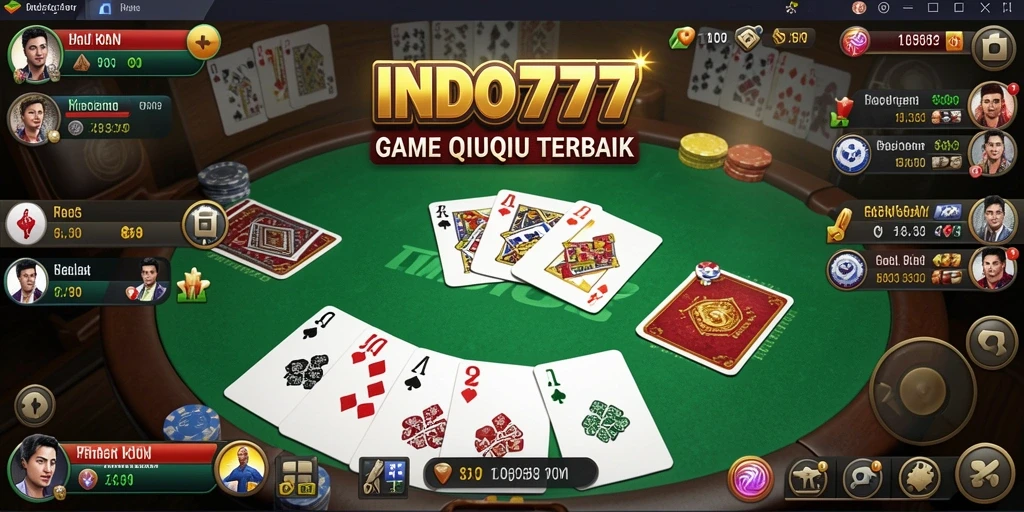 Tampilan gameplay QiuQiu yang seru dan menarik di INDO777.