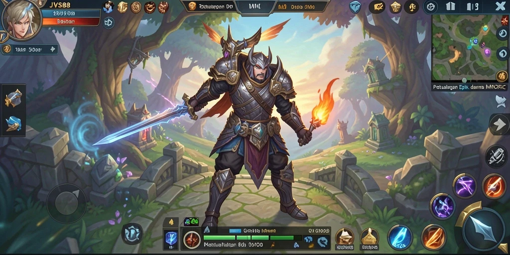 Gameplay menarik dari <strong>JVS88</strong> dalam suasana MMORPG yang menegangkan.