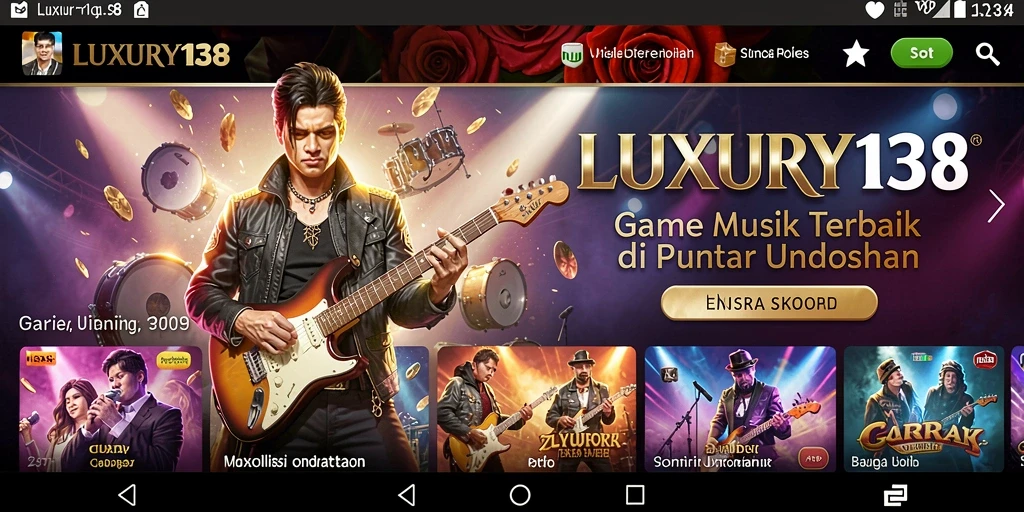 Tampilan menarik dari gameplay <strong>LUXURY138</strong> yang penuh musik dan tantangan.