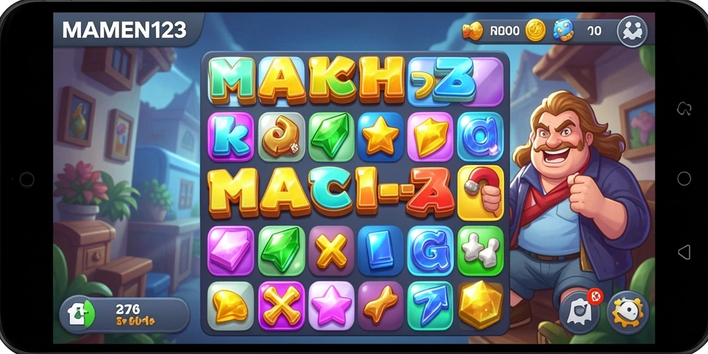 Gameplay seru dan menantang di MAMEN123.