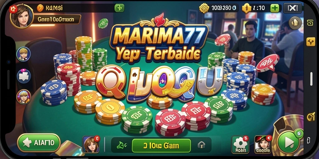 Tampilan gameplay QiuQiu yang menarik di MARIMA77.