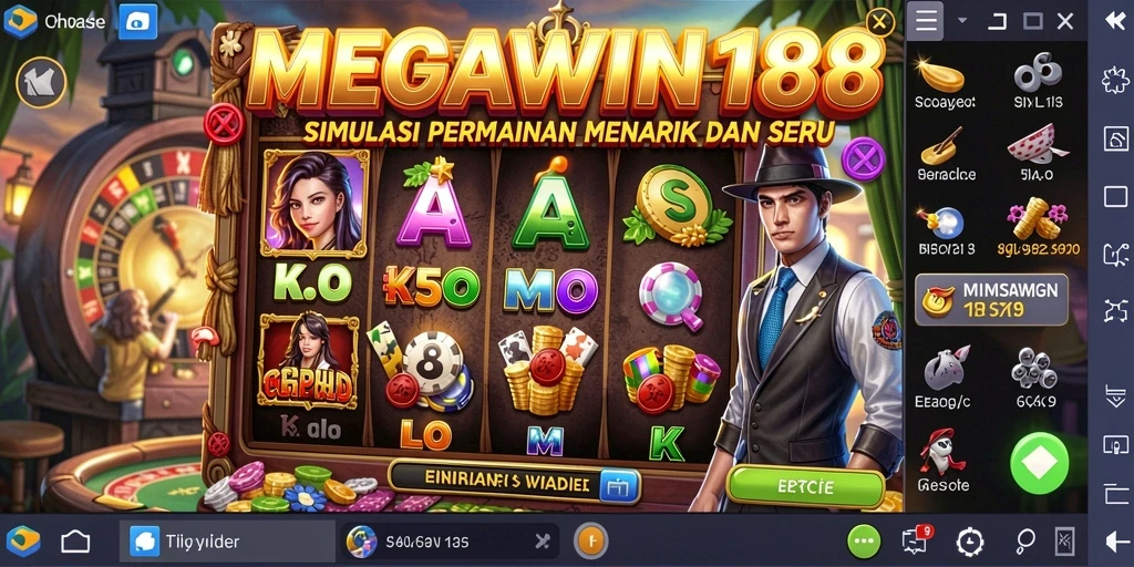 Screenshot gameplay MEGAWIN188 yang menarik dan interaktif.