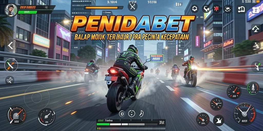 Gameplay mendebarkan di PENIDABET dengan motor yang melaju kencang.