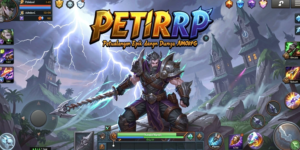 Gameplay seru dari PETIRRP dalam dunia MMORPG yang menakjubkan.