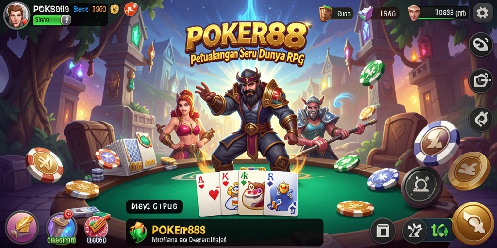 Tampilan screenshot POKER88 menampilkan aksi pertarungan yang seru dan grafis yang menawan.