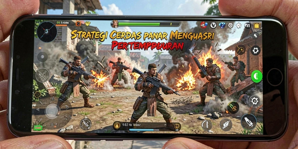 Tampilan gameplay RK88 dengan keindahan grafis dan aksi taktis.