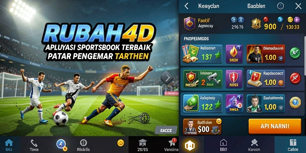 Tampilan gameplay menarik dari aplikasi Sportsbook RUBAH4D.