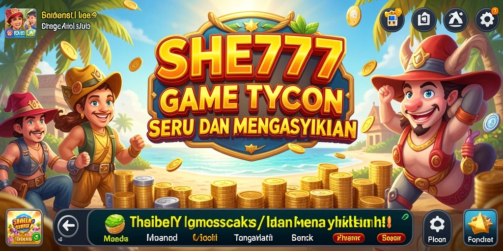 Tampilan gameplay SHE777 yang menarik dan dinamis.