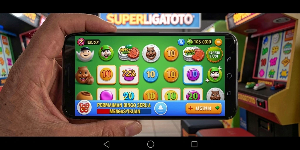 Tampilan gameplay SUPERLIGATOTO yang menarik dan seru.