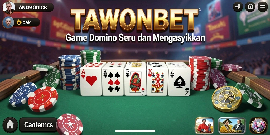 Tampilan gameplay seru dalam TAWONBET yang mengasyikkan.